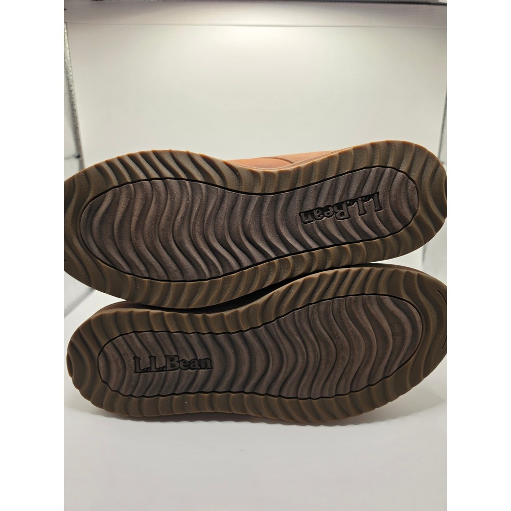 LL Bean Mens Stonington Chukka Boots Brown Leather Mid Top Shoes 511441 Sz 10.5 - Picture 8 of 9